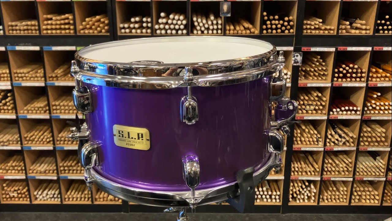 LIMITED] TAMA S.L.P. Mod Bubinga 12”×7” LBU127-GPP CLAY AESCHLIMAN