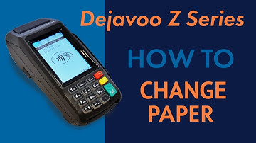 How to: Dejavoo Z9 - Change Paper