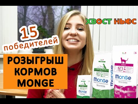 Розыгрыш корма MONGE