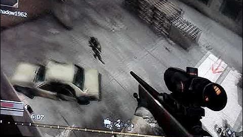 No Scope Snipers (COD4) at KILLHOUSE Ps3