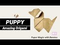 How to fold a charming origami puppy  easy diy guide 