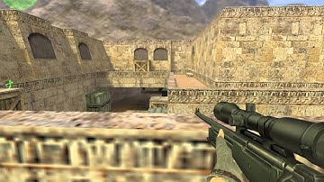 CS eXtreme V6 Gameplay de_dust (AWP only-5 kill).Fenrir
