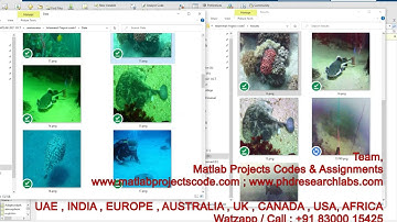 Underwater image enhancement using MATLAB image processing for different images with perfect results