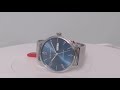 Elegante Viceroy Hombre Azul Doble Calendario 42409-35