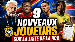 RDC : 9 nouveaux joueurs sur la liste de Desabre pour renforcer les Léopards ! 🇨🇩