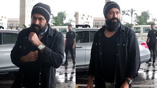 KGF Superstar Yash Spotted At Mumbai Airport