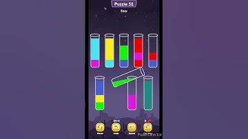 Water Color Sort Puzzle 52 #shorts