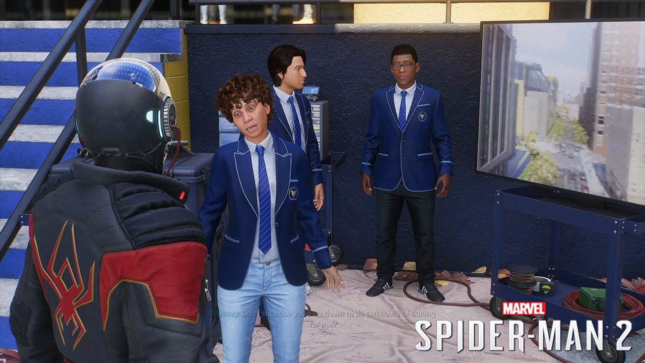 Spiderman 2 Miles Morales Lights, Camera, Action Mission (Esports Team