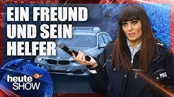 Ein Polizei zu sein, ist Larissas absoluter Traumjob (Martina Hill) | heute-show vom 17.11.2017