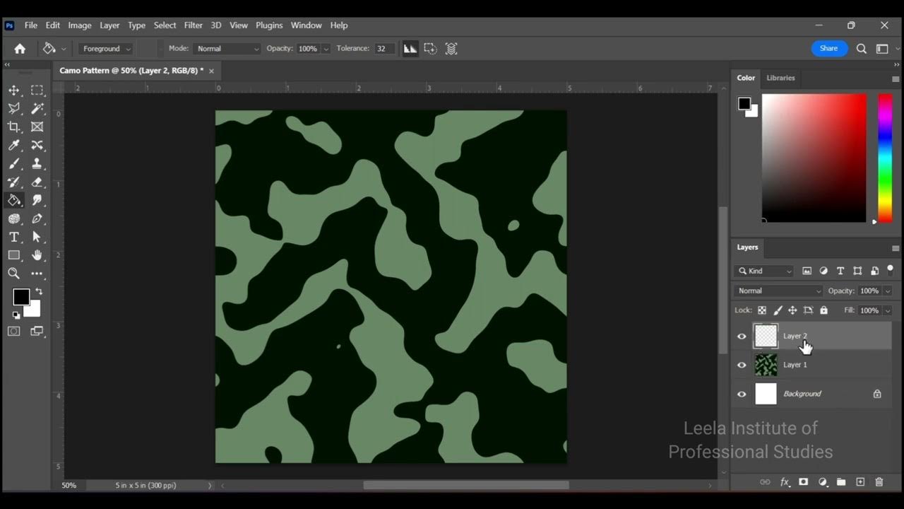 easy-diy-camouflage-pattern-for-photoshop-beginners-leela-institute