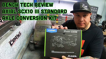 Bench Tech Review: Axial Racing SCX10 III Standard Axle Conversion Kit.