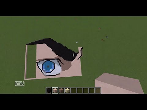 Minecraft ドット絵でエレン作ってみた １ Youtube