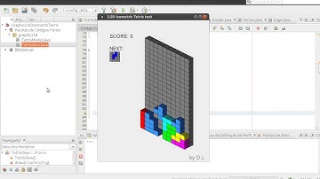 Java 2.5D Game from scratch - 2.5D Isometric Tetris (1984) test
