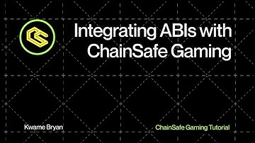 ChainSafe Gaming SDK Tutorial: How to integrate an ABI into the ChainSafe Gaming SDK