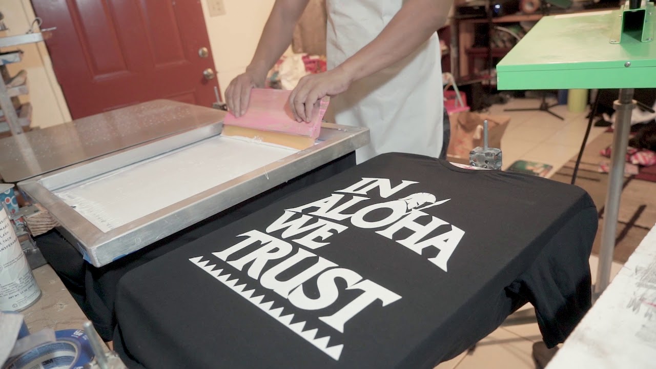 Setting Up With the Thailand Screen Printer Printing Machine 2 Colored
