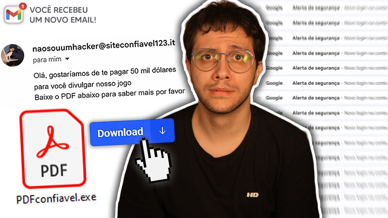 Estão tentando roubar meu canal do Youtube