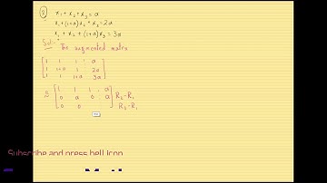 System of Linear Equations, Chapter 04, Q 02 | Suppose Math with Akhtar Abbas