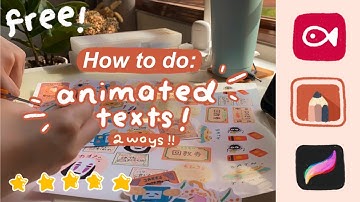 How to do Animated Handwritten Texts to make your videos cuter! (2 methods, super easy!)