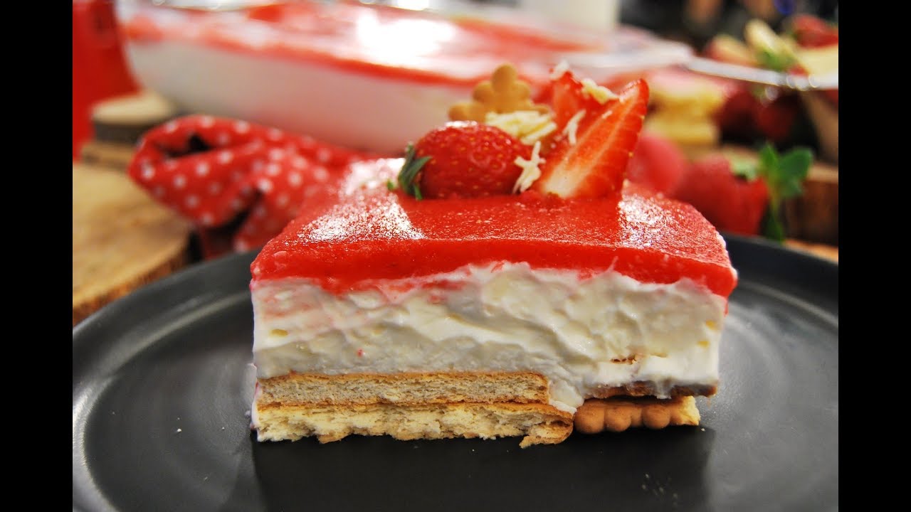 Γλυκό ψυγείου με φράουλες από τον Λάμπρο Βακιάρο!