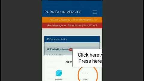Online classes of Purnea University for the students.