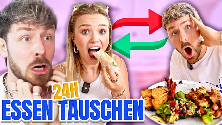 Ich MUSS mein ESSEN 24 STUNDEN mit Julia Beautx TAUSCHEN! 🥗