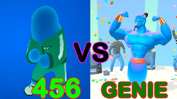 456 vs Genie - Muscle Rush and Join Blob Clash 3D | Games iOS and Android