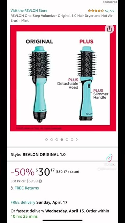 50% off Revlon All in One dryer