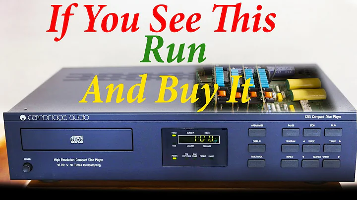 If you see this Vintage Cd Player  Run and Buy it ..... 4x TDA 1541 Dacs