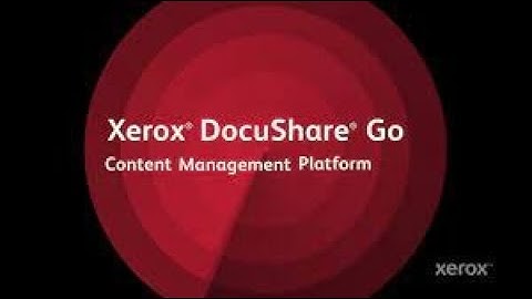 DocuShare Go / Quick User Guide