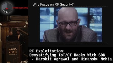 #HITBHaxpo D2 - Demystifying IoT/OT Hacks With SDR - Harshit Agrawal & Himanshu Mehta