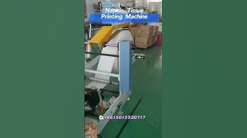 standard napkin tissue machines with colors printing function and embossing, running fast.