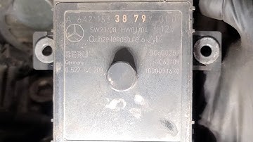 2009 Mercedes Benz ML320 Glow Plug Control Diagnosis