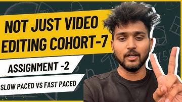 My Second Project: Not Just a Video Editing Cohort By Tharun! Assignment 2 @TharunSpeaks