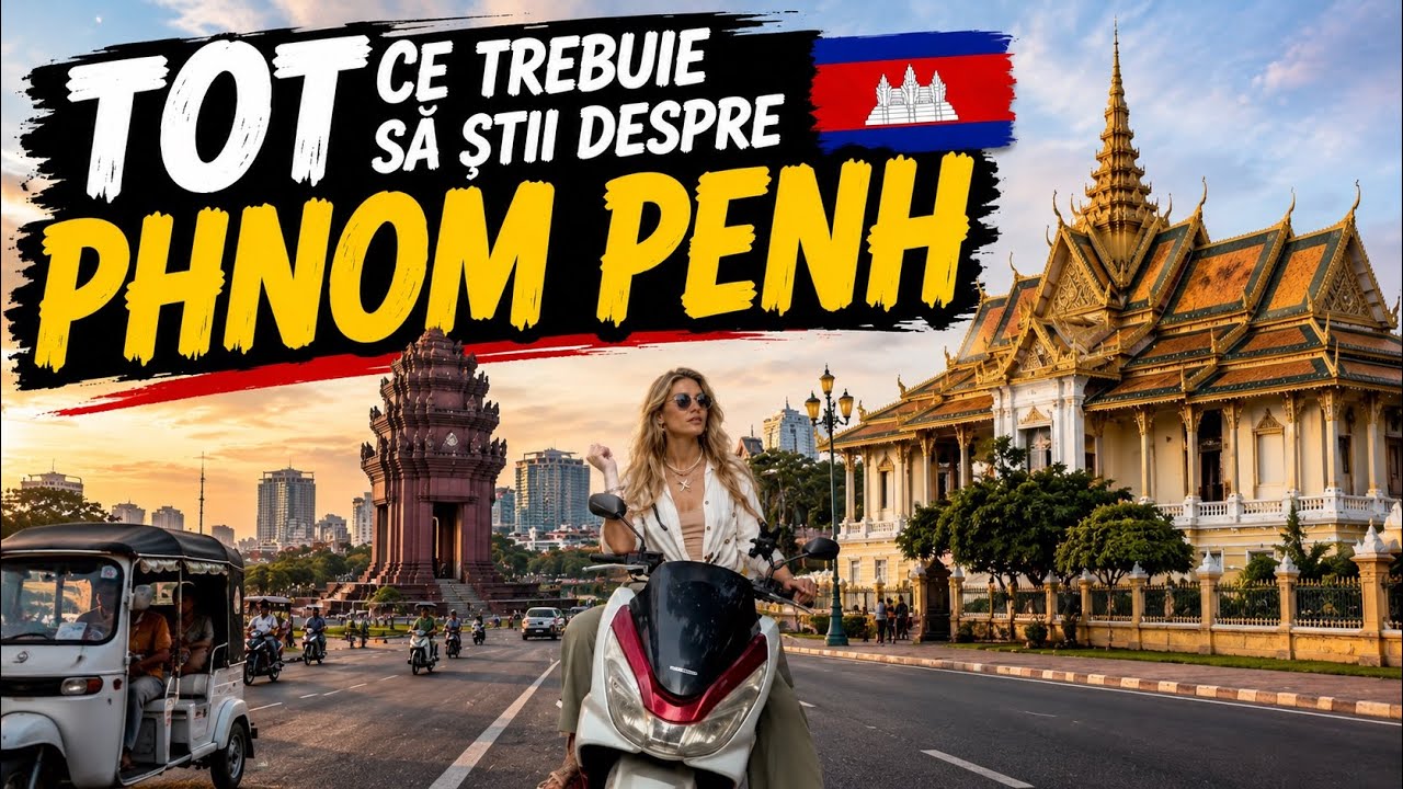 Merită să vizitezi Phnom Penh? 🇰🇭 TOT ce trebuie să știi despre capitala CAMBODGIEI🔥