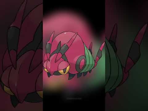 寶可夢圖鑑 #pokemon No.0543 百足蜈蚣フシデ Venipede #0543 #寶可夢卡牌 #pokemongo #寶可夢 #shorts #神奇寶貝 #第五世代