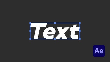 Convert After Effects text to shapes (with animation)