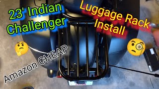 23' Indian Challenger Luggage Rack Install by JDubbs Garage 416 views 1 year ago 6 minutes, 7 seconds