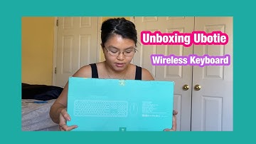 Unboxing Ubotie Wireless Keyboard | Vlog