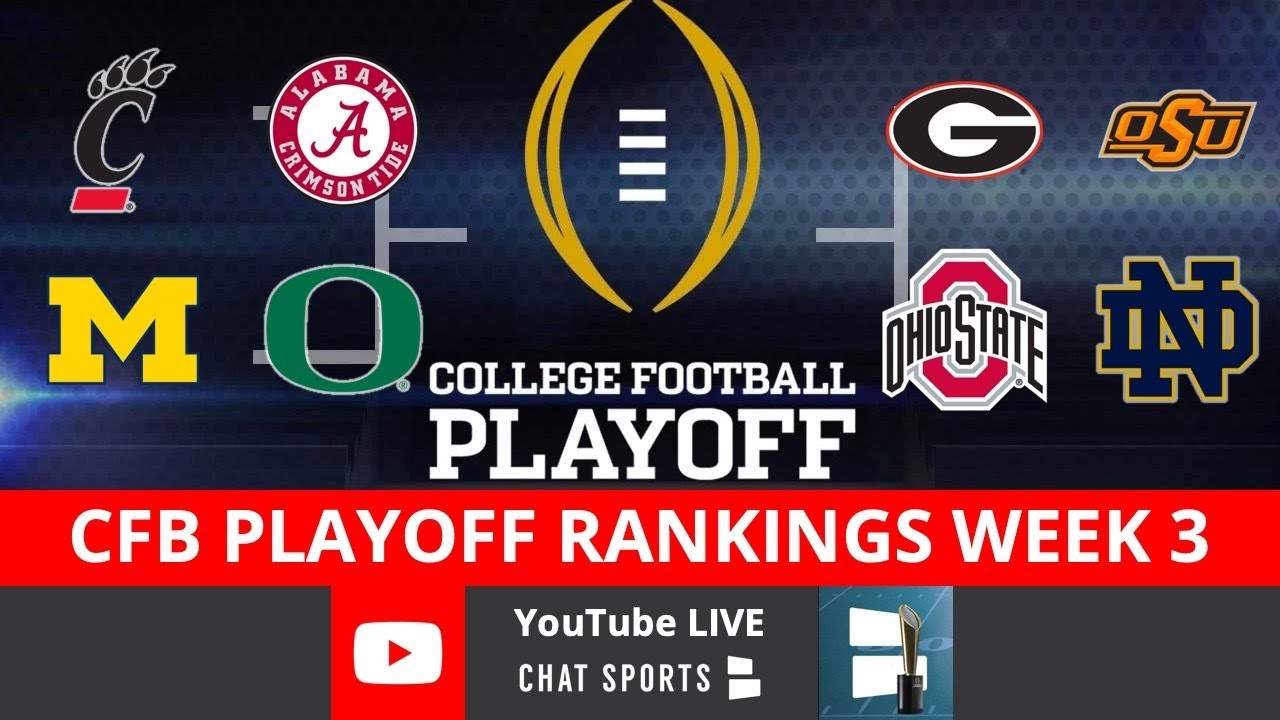 College Football Playoff Selection Committee Completes Its Third Rankings  of 2022 - College Football Playoff