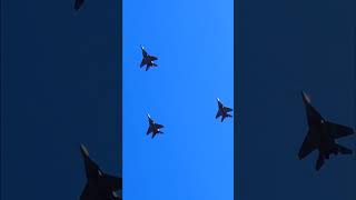 3 Serbia Air Force MiG-29 Formation Flight over Batajnica 🤩 #aviation #vojskasrbije #mig29 #serbia