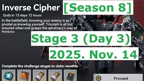 GFL2 Inverse Cipher, Season 8, Part 3 Walkthrough