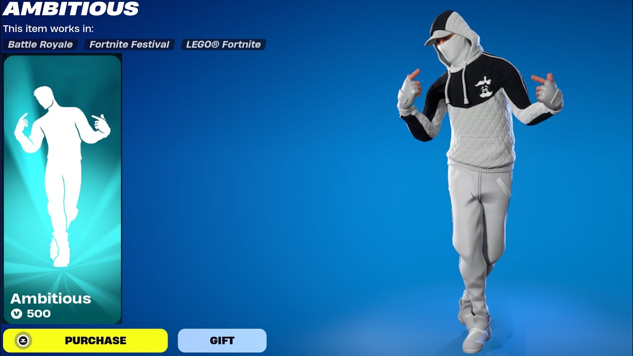 New The Ambitious Fortnite Emote!! YouTube