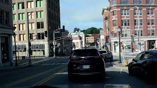 A Short  Drive Through Beautiful Downtown Bangor, Maine, from the hospital to the Stephen King House