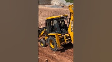 Jcb 3dx taking reverse through steep dusty path #jcb #jcb3dx #jcbcartoon #jcbmachine #jcbbackhoe