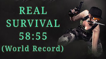 [World Record] Resident Evil Remake | Jill Real Survival Best Ending - 58:55 (Door Skip)