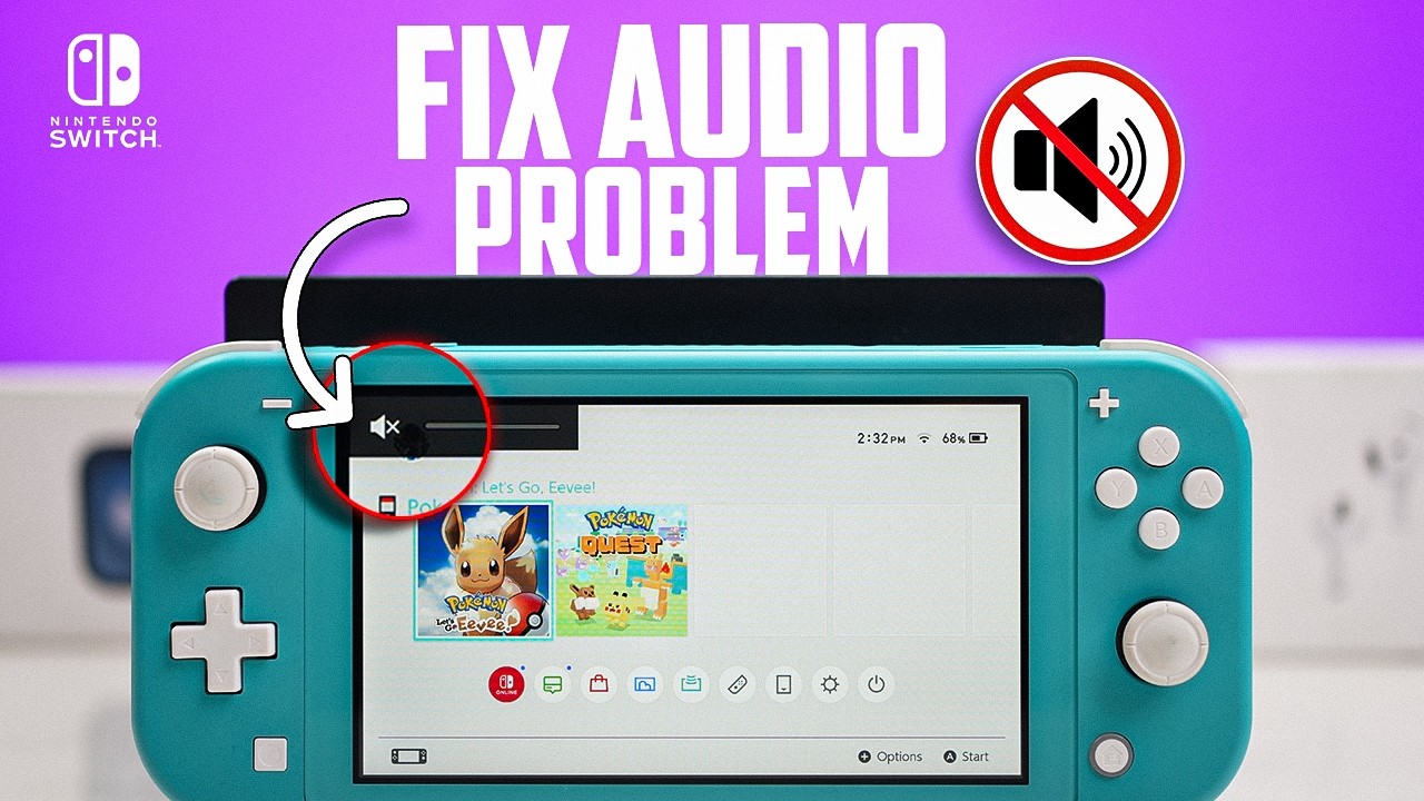 Nintendo Switch Lite NO SOUND? Checkout This NIntendo Hack! - YouTube