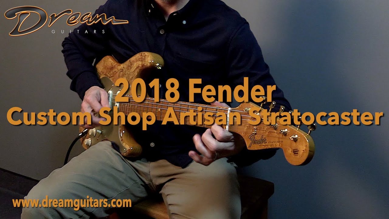 2018 Fender Custom Shop Artisan Stratocaster, Alder & Spalted