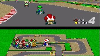 Super Mario Kart - Super Nintendo - Detonado nas 100cc, com o Donkey Kong Jr