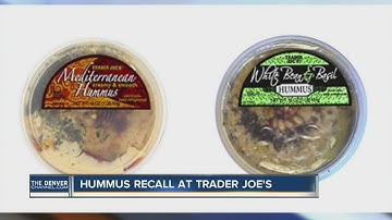Hummus recall at Trader Joe