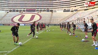 La Bicolor entrenó en el estadio Monumental